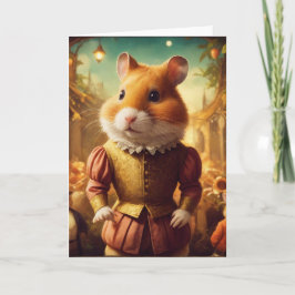 Adorable Midsommer Hamster Schauspieler Karte