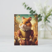 Adorable Midsommer Hamster Schauspieler Postkarte (Stehend Vorderseite)