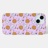 Adorable Milk and Cookies Pattern Phone Case Gift (Rückseite (Horizontal))