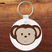 Adorable Monkey-Schlüsselanhänger Schlüsselanhänger (Vorderseite)
