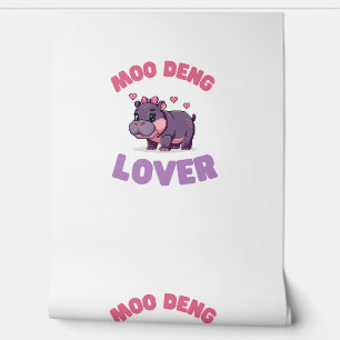 Adorable MOO DENG LOVER Beauty Hobbyist Hippo Revo Tapete