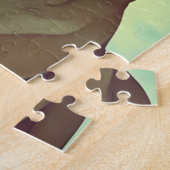 Adorable Mops Cartoon Faltenmaske Portrait Puzzle (Seite)