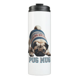 Adorable Mops - Was für eine Tasse! Thermosbecher