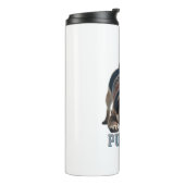 Adorable Mops - Was für eine Tasse! Thermosbecher (Nach links gedreht)