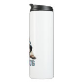 Adorable Mops - Was für eine Tasse! Thermosbecher (Nach rechts gedreht)