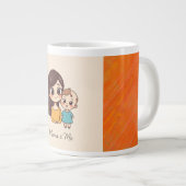 Adorable Mother & Baby-Geschenk-Tasse Jumbo-Tasse (Vorderseite Rechts)