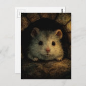 Adorable Mouse Postkarte (Vorne/Hinten)