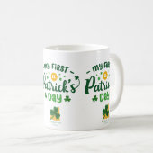 Adorable My First St Patrick's Day Classic Kaffeetasse (VorderseiteRechts)