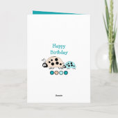 Adorable Neffe Ladybugs Special Boy Blue Karte (Rückseite)