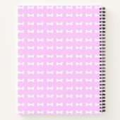 Adorable Nerdy Puppy Pink Notebook von Mei Yu Notizbuch (Rückseite)