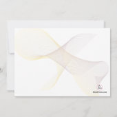 Adorable Newlyweds Post Hochzeit Einladung (Rückseite)