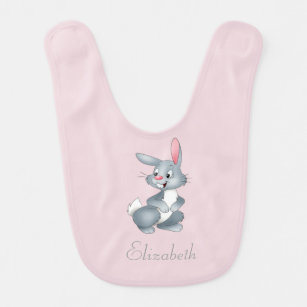 Adorable Niedlich Baby Bunny - Personalisiert Lätzchen