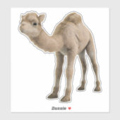 Adorable Niedlich Baby Camel Aufkleber - individue (Blatt)