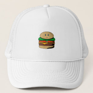 Adorable Niedlich Burger Hamburger Kawaii Truckerkappe