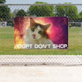 Adorable Niedlich Calico Cat Banner (Insitu)