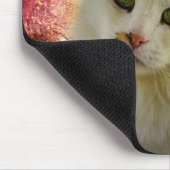 Adorable Niedlich Calico Cat Mousepad (Ecke)