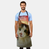 Adorable Niedlich Calico Cat Schürze (Getragen)