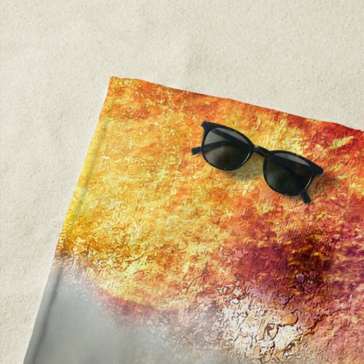 Adorable Niedlich Calico Cat Strandtuch (Beispiel)