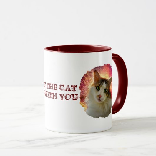 Adorable Niedlich Calico Cat Tasse (VorderseiteRechts)