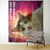 Adorable Niedlich Calico Cat Wandteppich (Beispiel)