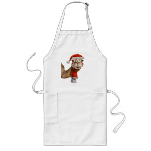 Adorable Niedlich Camel Wear Weihnachtsmannmütze W Lange Schürze
