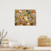 Adorable Niedlich Cat Poster (anpassbare Katzengrö (Küche)