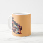 Adorable Niedlich Elegante Meerjungfrau Kaffeetasse (Vorderseite Links)