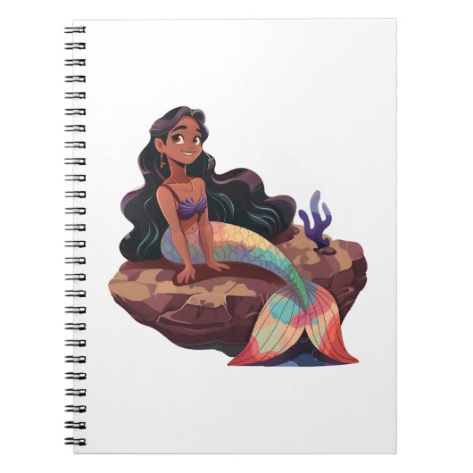 Adorable Niedlich Elegante Meerjungfrau Notizblock (Vorderseite)