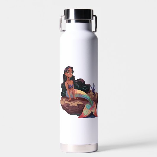 Adorable Niedlich Elegante Meerjungfrau Trinkflasche (Vorne)