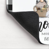 Adorable Niedlich Gnomes Black Buffalo Kariert Mousepad (Ecke)
