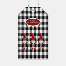 Adorable Niedlich Gnomes Buffalo Kariert