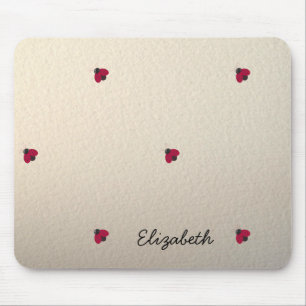 Adorable Niedlich,Ladybug,leuchtend Personalisiert Mousepad