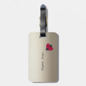Adorable Niedlich,Ladybugs,leuchtend Personalisier Gepäckanhänger (Rückseite vertikal)