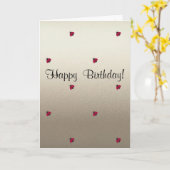 Adorable Niedlich,Ladybugs,leuchtend Personalisier Karte (Gelbe Blume)