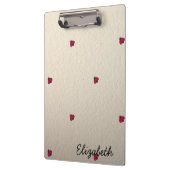 Adorable Niedlich,Ladybugs,leuchtend Personalisier Klemmbrett (Links)