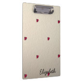 Adorable Niedlich,Ladybugs,leuchtend Personalisier Klemmbrett (Rechts)