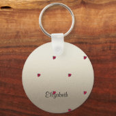 Adorable Niedlich,Ladybugs,leuchtend Personalisier Schlüsselanhänger (Vorderseite)