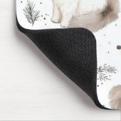 Adorable Niedlich Ragdoll Cat Winter Mousepad (Ecke)