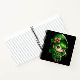 ADORABLE NIEDLICH SMILIING IRISH LEPRECHAUN MIRL NOTIZBLOCK