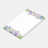 Adorable Niedliche Aquarellfarben-Blume Post-it Klebezettel (angewinkelt)