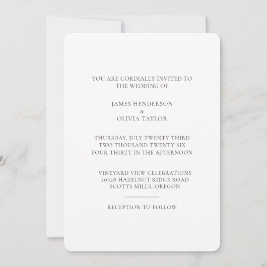 Adorable Niedliche Hummingbird Hochzeit Einladung (Rückseite)