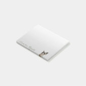 Adorable Niedliche Katze Post-it Klebezettel (angewinkelt)