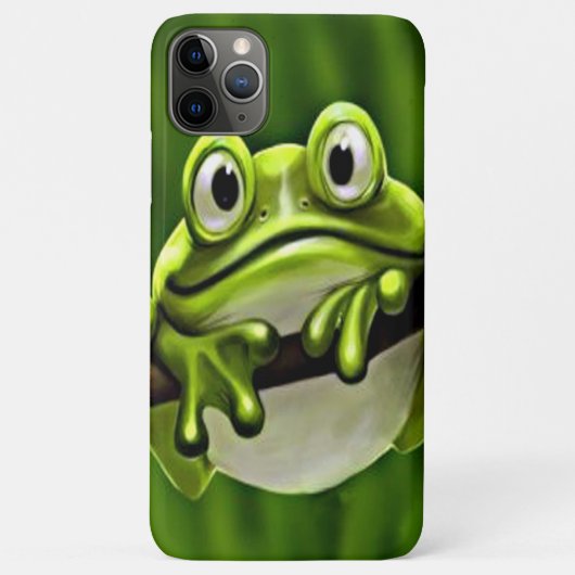 Adorable Niedliche Lächeln Grünen Frosch im Baum Case-Mate iPhone Hülle (Rückseite)