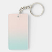 Adorable Niedliche Moderne Girly Feathers Schlüsselanhänger (Rückseite)