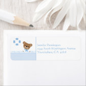 Adorable niedliche Segelfahrer Rücksendeadressen-A (Insitu)