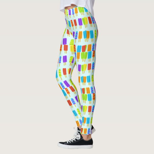 Adorable niedliche Sommerpopsikel Eisbrasse Kawaii Leggings (Links)