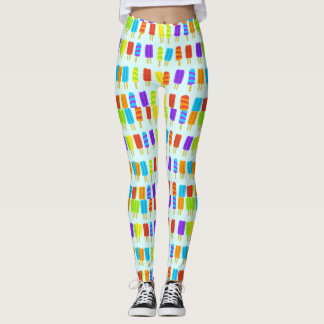 Adorable niedliche Sommerpopsikel Eisbrasse Kawaii Leggings