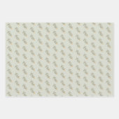 Adorable Nordic Christmas Sled und Branch Geschenkpapier Set (Vorderseite 3)