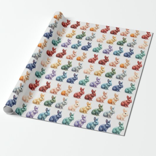 Adorable Oaster Bunnies Gift Wrap Geschenkpapier (Ungerollt)