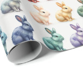 Adorable Oaster Bunnies Gift Wrap Geschenkpapier (Rolleneckpunkt)